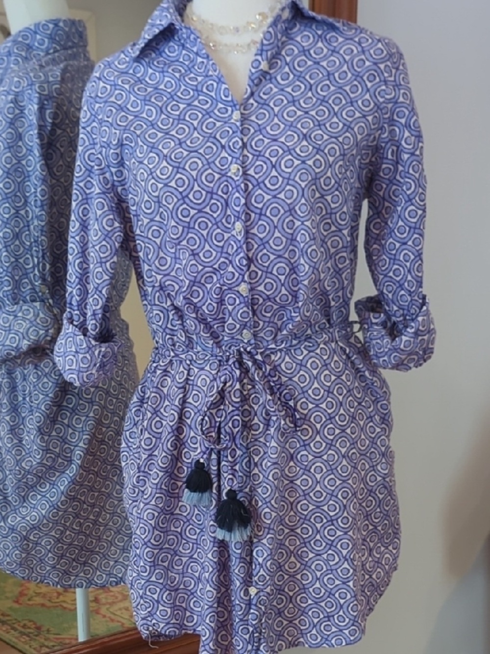 Oliphant shirt dress, large
